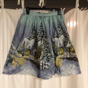 Bernie Dexter winter wonderland skirt